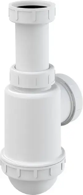 Alca – Siphon d'évier avec écrou de trop-plein G6/4&Prime; A443-DN50/40 Dernier Modèle