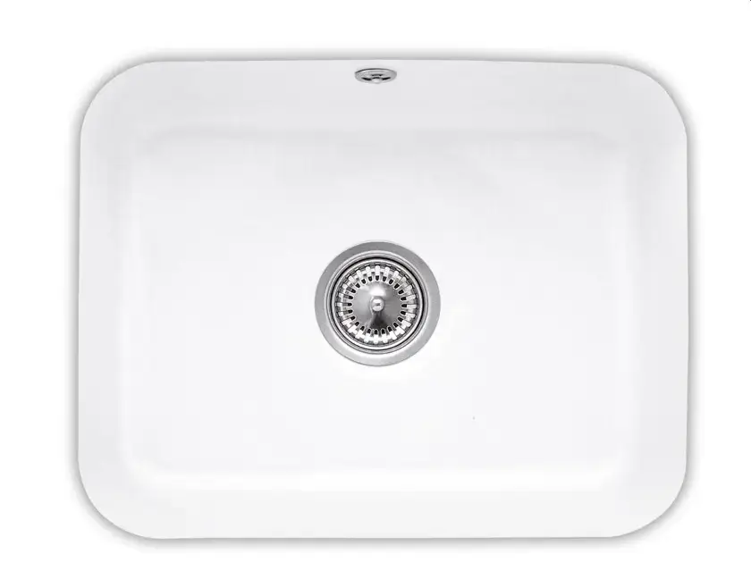 Haute Qualité Villeroy & Boch – Évier en céramique 55×44 cm avec vidage, CeramicPlus, blanc alpin 670601R1