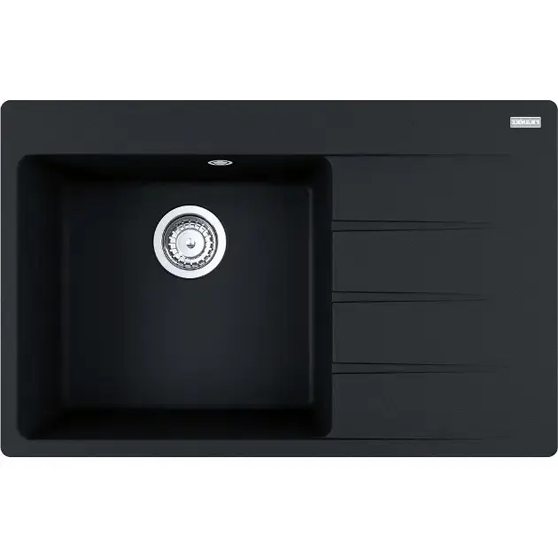 Achat Immédiat Franke Centro – Évier en Fragranite CNG 611-78 TL/2, 78×50 cm, onyx 114.0637.517