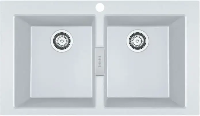 Achat Immédiat Franke Sirius 2.0 – Évier en tectonite S2D 620-86, 86×50 cm, blanc 143.0637.160