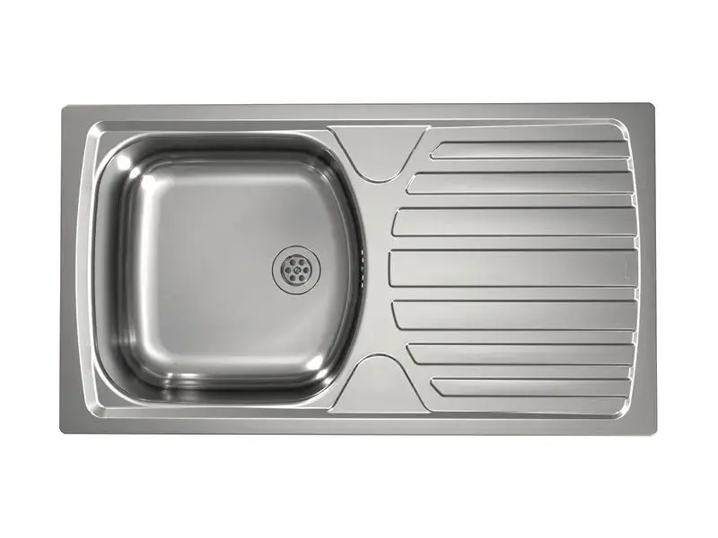 Solde Alveus Basic – Évier 78×44 cm, vidage 6 cm, inox 1136534