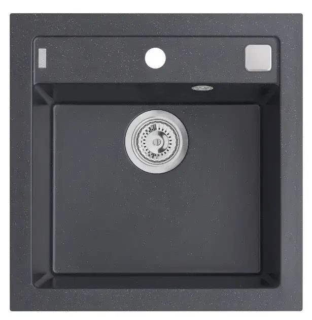 Prix Cassé Alveus Formic – Évier en granit 52×51 cm, avec commande de vidage, carbone 1107890