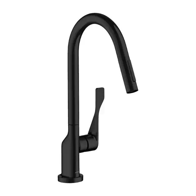 Commander Maintenant Axor Citterio – Mitigeur d’évier avec douchette escamotable, noir mat 39835670