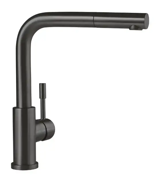 Villeroy & Boch Steel Shower – Mitigeur d'évier avec bec extractible, anthracite 96970105 Marque