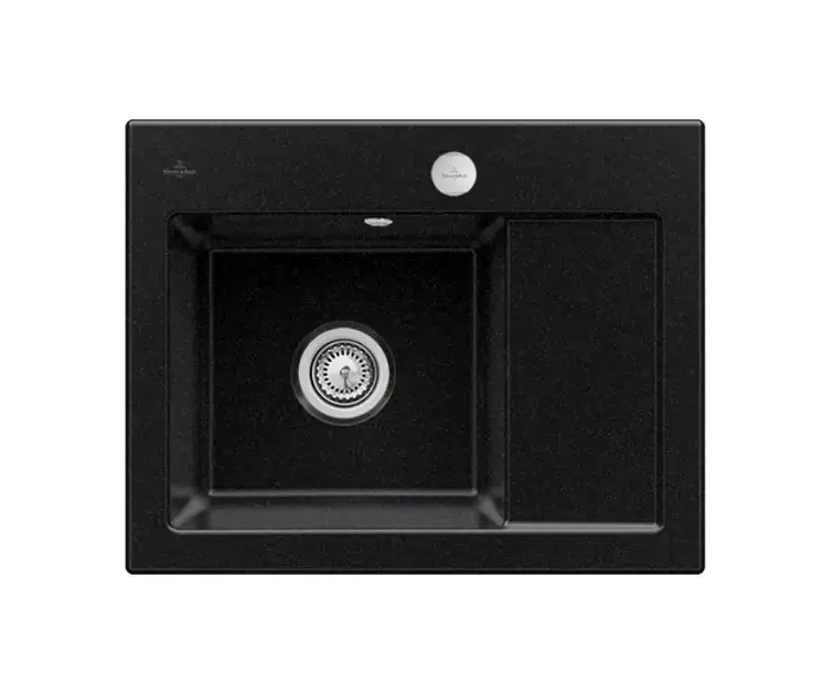 Villeroy & Boch Subway 45 – Évier en céramique 65×51 cm, avec commande excentrique, CeramicPlus, Chromite 331202J0 Jusqu’à Épuisement Des Stocks