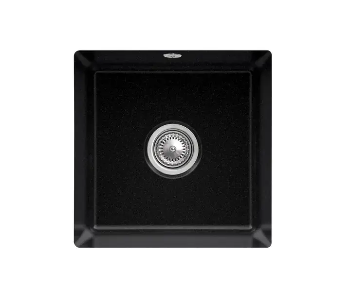 Usine Directe Villeroy & Boch Subway 50 – Évier en céramique 44×44 cm, CeramicPlus, Chromite 332501J0