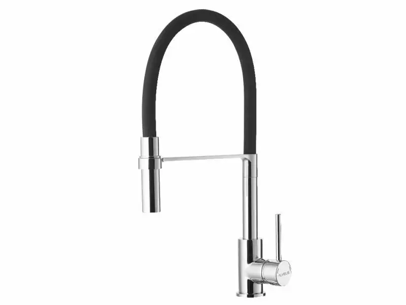 Satisfait Ou Remboursé Alveus – Mitigeur d’évier avec bras flexible, chrome/noir 1129024
