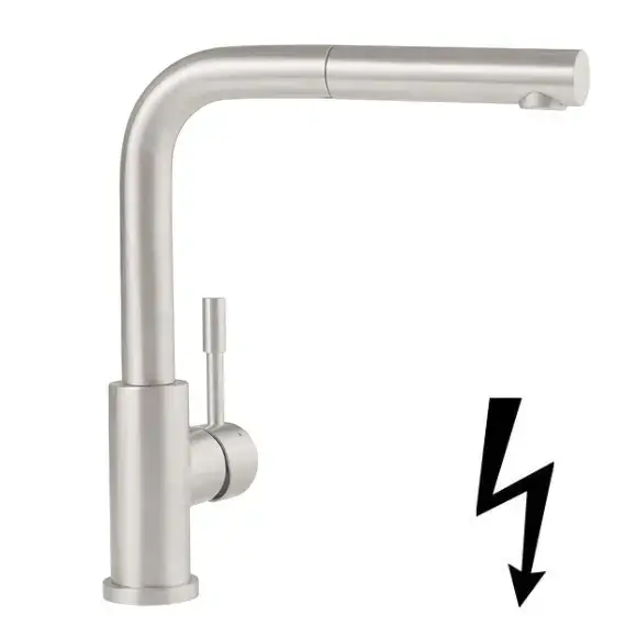 Meilleur Choix Villeroy & Boch Steel Shower – Mitigeur d'évier avec bec extractible, inox 969711LC