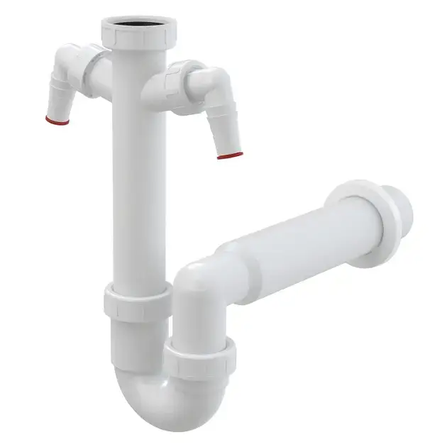 Alca – Siphon d'évier, 2 raccordements A82-DN50 Super Prix