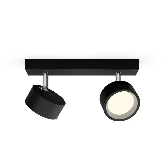 Philips – Luminaire à deux points, 2700 K, 11 W, noir 929003299101 Prix Cassé