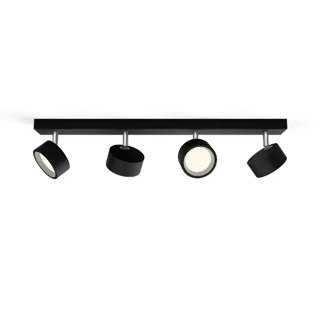 Marque Philips – Luminaire à quatre points, 2700 K, 22 W, noir 929003299301