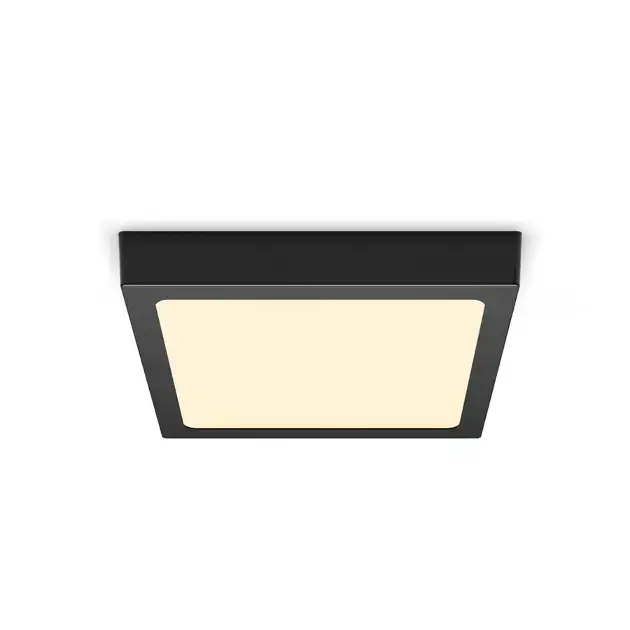 Marque Philips – Luminaire LED 21×21 cm, 2700 K, 12 W, noir 929002661331