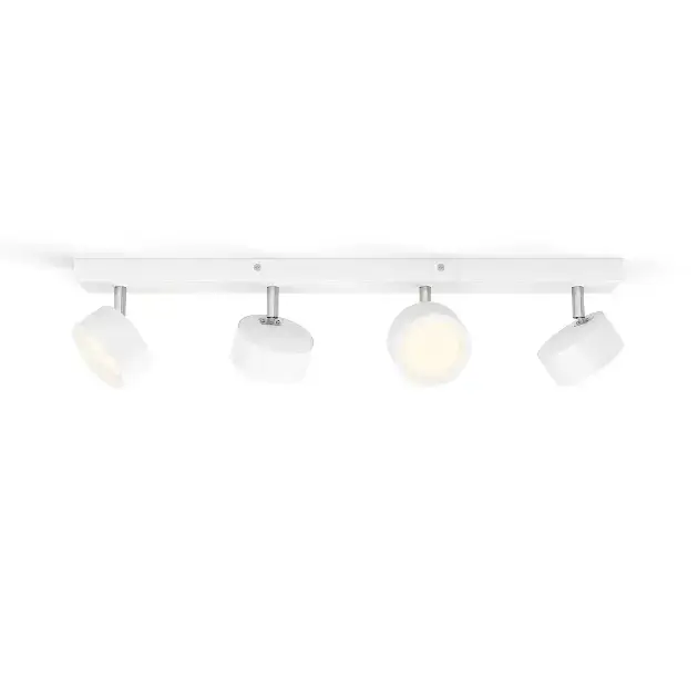 Dernier Modèle Philips – Luminaire à quatre points, 2700 K, 22 W, blanc 929003298901