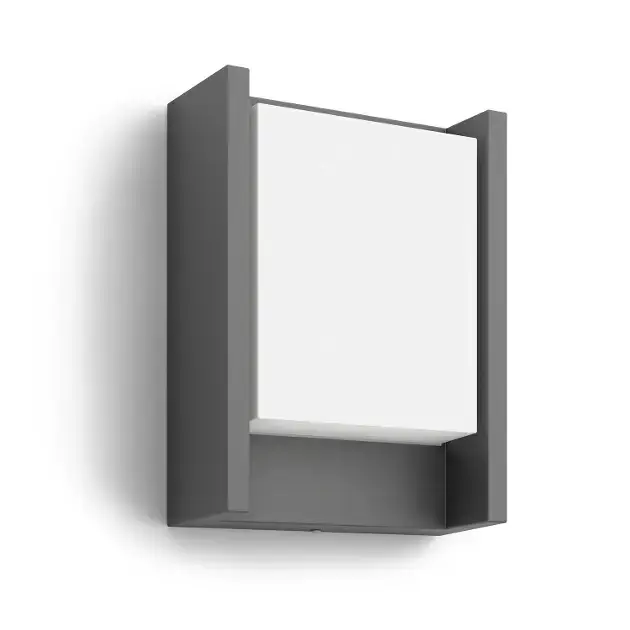 Philips myGarden – Applique d'extérieur LED 17×22 cm, 4000 K, 6 W, anthracite 915005193802 Certifié