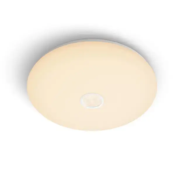 Philips – Plafonnier LED, diamètre 32 cm, 2700 K, 16 W, avec détecteur, blanc 929003195801 Nouveauté