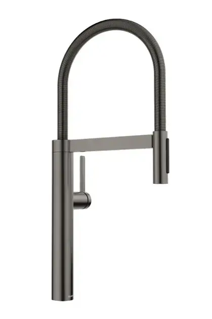 Prix Choc Blanco Culina S - Mitigeur d’évier avec bras flexible et douchette, acier foncé 527465