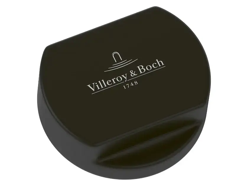 Expédié Aujourd’hui Villeroy & Boch – Bouton de commande excentrique pour évier double, noir mat 94052506