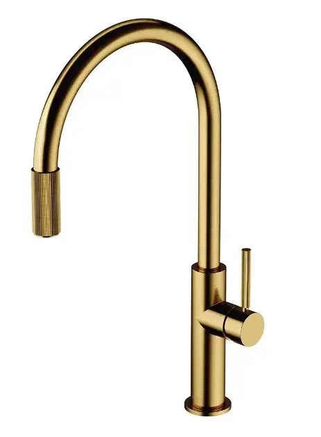 OMNIRES Switch – Mitigeur d'évier avec fonction filtrante, or brossé SW9057-FD1GLB Produit De Marque