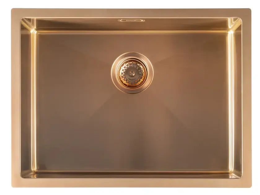 Vente Directe Sapho – Évier, 60x45cm, cuivre mat ZN6045PG