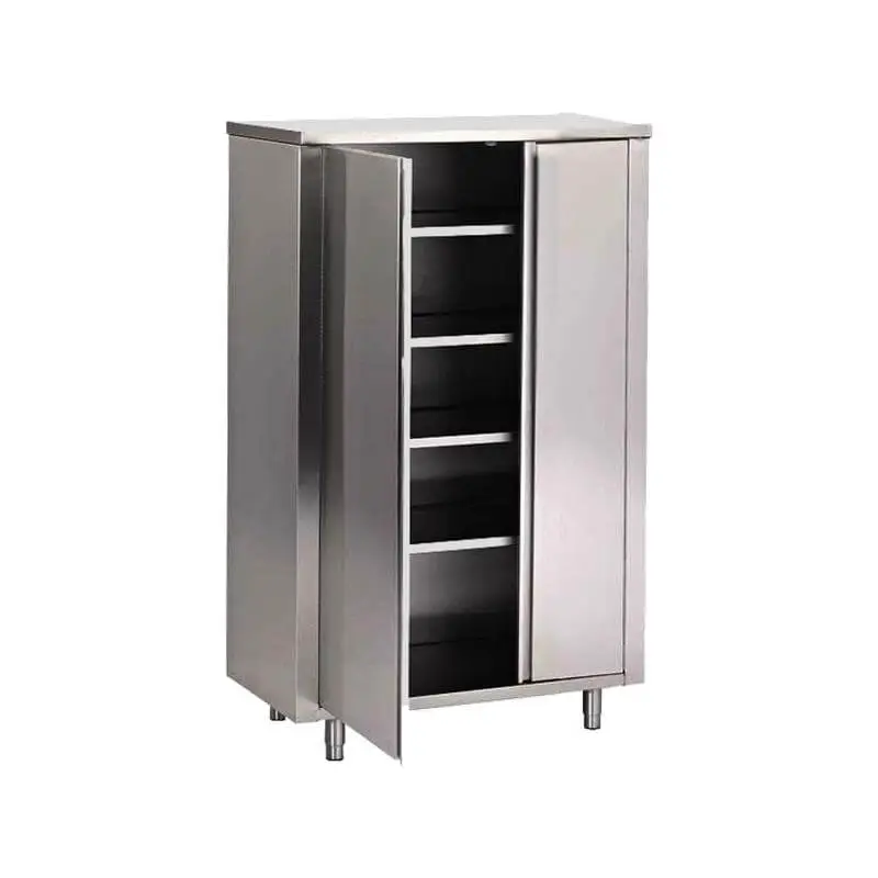 Armoire inox haute avec portes battantes Prix Choc