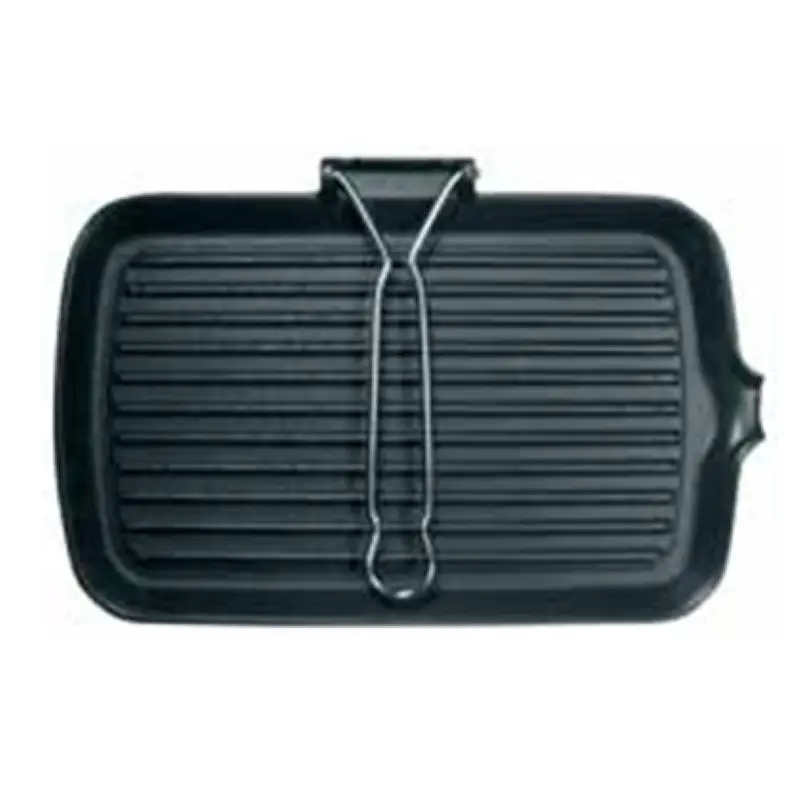 POELE GRILL RECTANGULAIRE 23X35CM-FONTE Super Prix