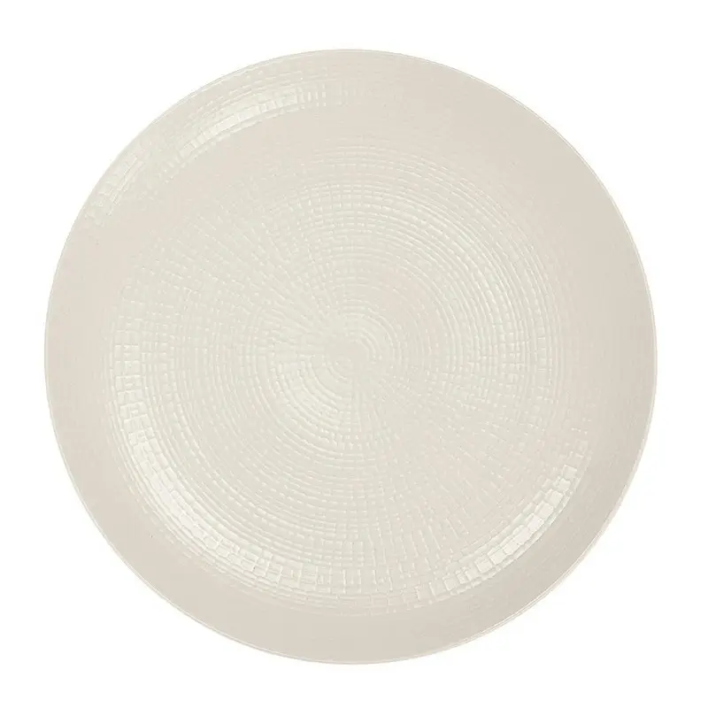 Bon Plan Assiette plate Modulo Nature Kaolin, Degrenne Paris