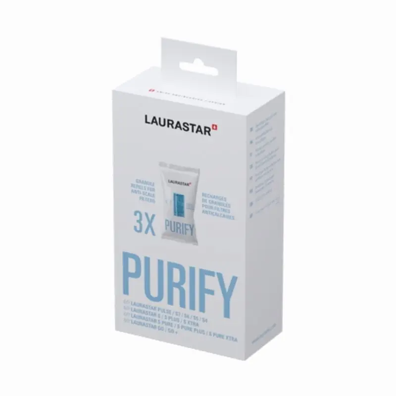 Recharges pour filtre anticalcaire PURIFY – Pack de 3, Laurastar Populaire