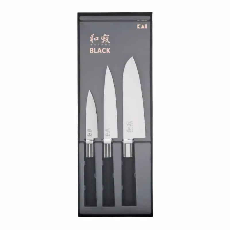 Coffret 3 couteaux Wasabi black, Kai Acheter Direct