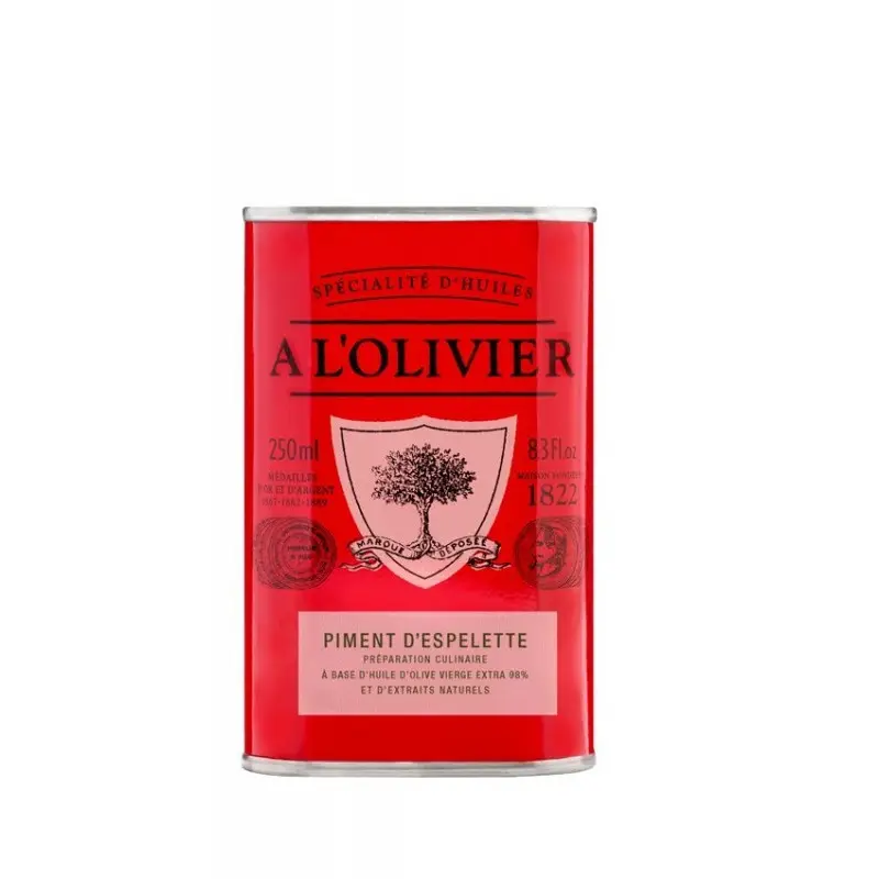 Must-Have Huile d&rsquo;olive Piment d&rsquo;Espelette, A L&rsquo;OLIVIER