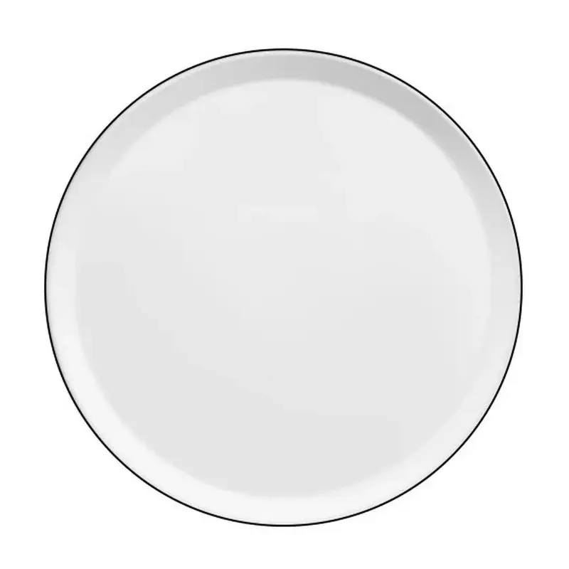 Authentique Assiette plate Yaka Noir, Médard de Noblat