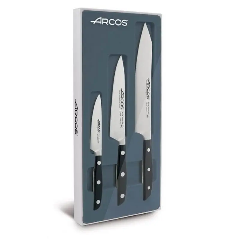 Coffret 3 Couteaux Forgés Manhattan, Arcos Acheter Direct