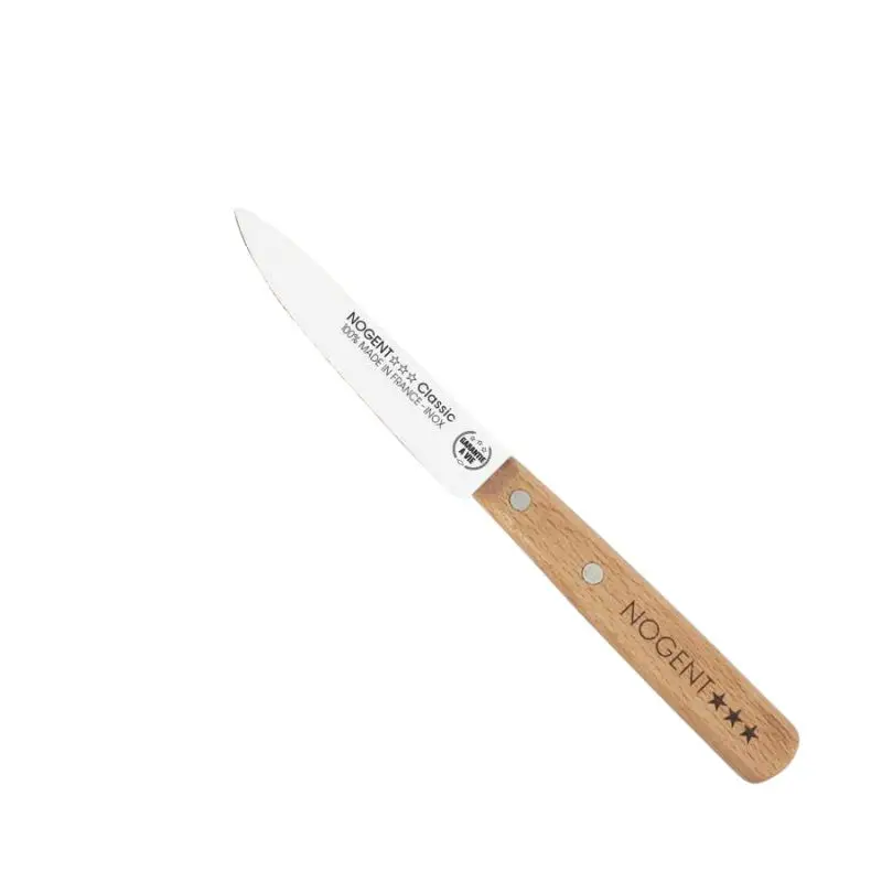 Prix Bas Couteau d&rsquo;office 9 cm Classic Lame lisse Hêtre, Nogent***