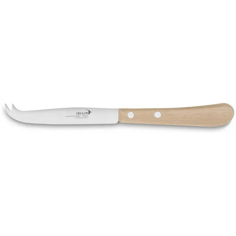 Couteau à fromage 2 pics 11 cm Essentiel Hêtre, Déglon Meilleur Choix