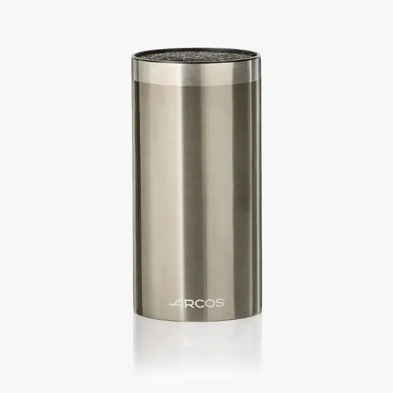 Bloc Couteaux Universel Rond Acier Inoxydable, Arcos Prix Réduit
