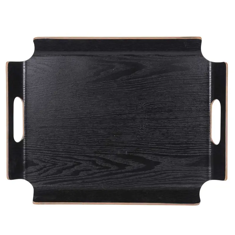 Acheter En Ligne Plateau Rectangle No Angle 44.5 x 33.5 cm Noir, Table Passion