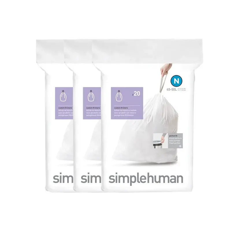 3 Packs de sacs poubelle N 45-50 L, Simplehuman Achat Immédiat