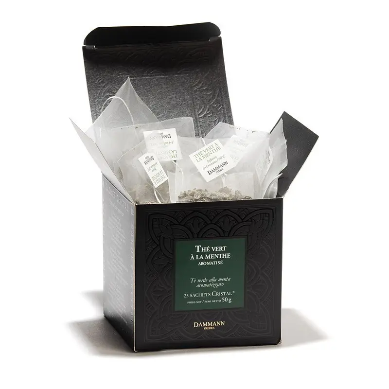Thé vert à la menthe en sachets, Dammann Frères Produit De Marque