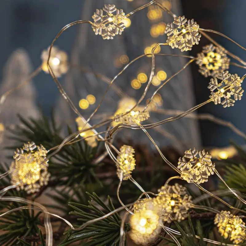 Guirlande lumineuse LED NYNNE Flocon de Neige, Sirius Réduction