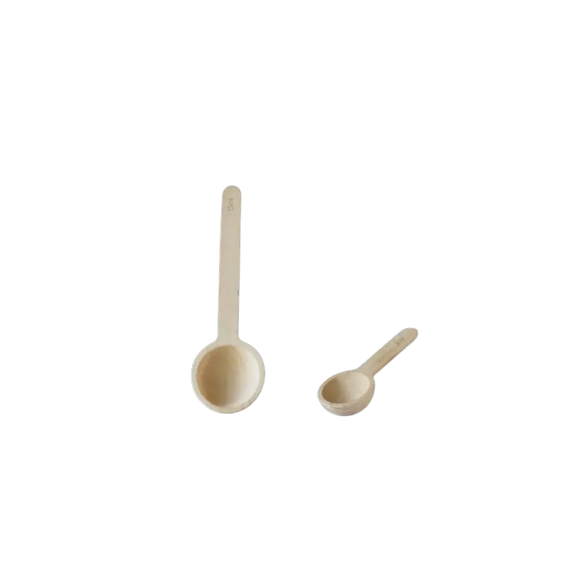 Set de 2 cuillères à doser en bambou, pebbly Offre Spéciale