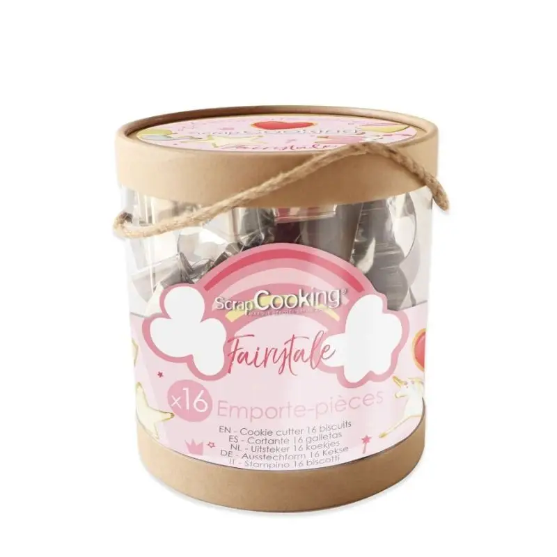 Expédition Rapide Seau 16 emporte-pièces Fairytale, Scrapcooking