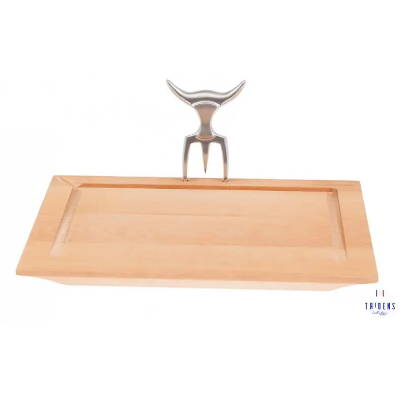 Must-Have Plateau de découpe en bois de hêtre, Tridens