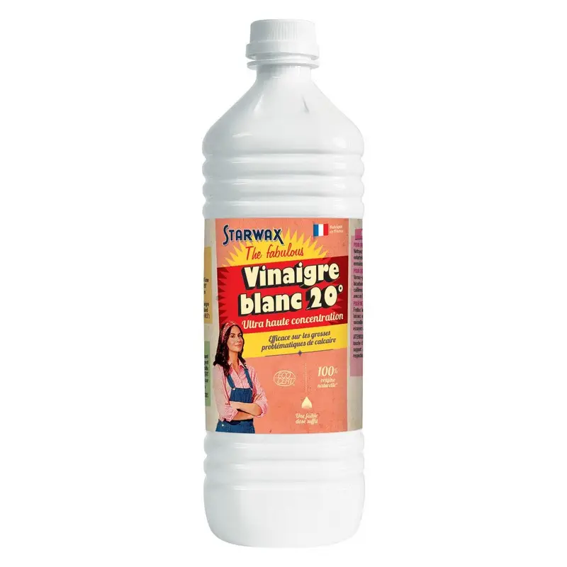 Vente Flash Vinaigre Blanc 20° Fabulous 1L, Starwax