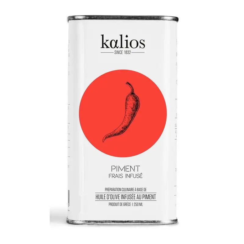 Prix Réduit Huile d&rsquo;Olive infusée au Piment, Kalios