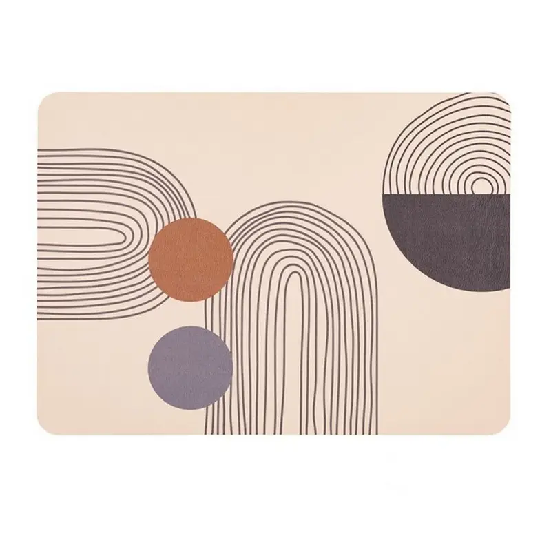 Satisfait Ou Remboursé Set de table Togo Abstract Arch, Tiseco
