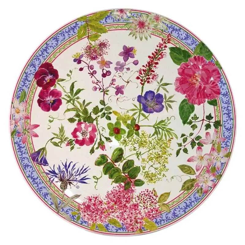 Plat à gâteaux Millefleurs, Faïencerie de Gien Bon Marché