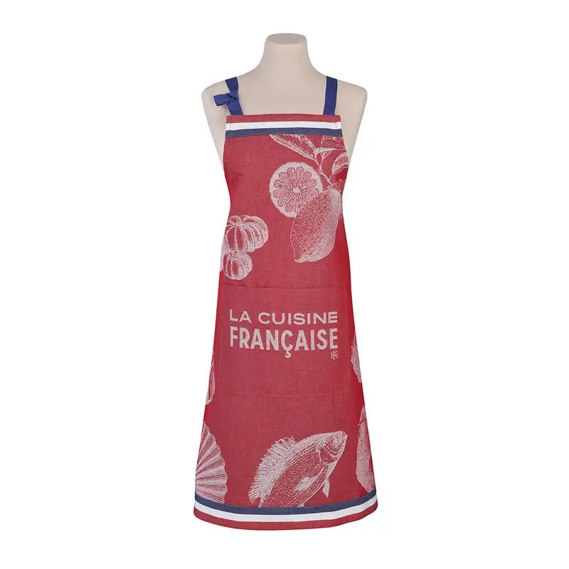 Tablier Gastronomie Rouge, Le Jacquard Français Offre Du Jour
