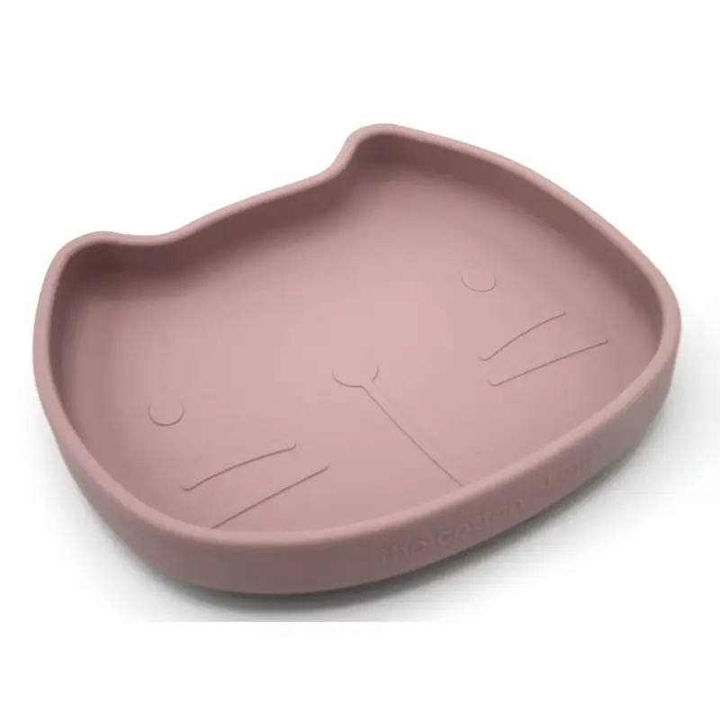 Assiette en silicone Chat, The Cotton Cloud Retour Gratuit