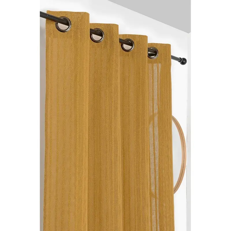 Prix Bas Rideau en chanvre 140 x 275 cm Tresse, Linder