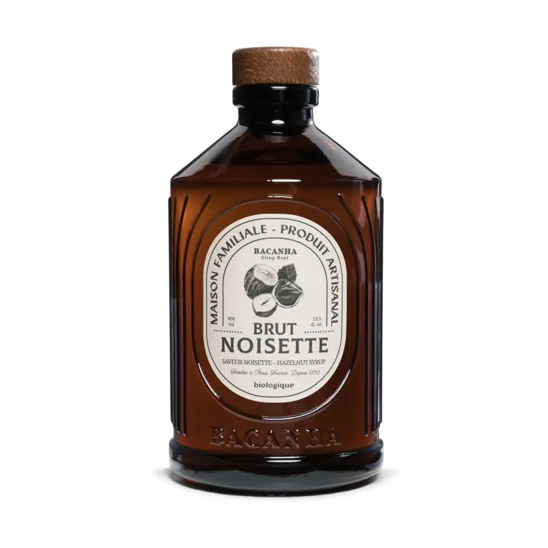Haute Qualité Sirop de Noisette Brut, Bacanha