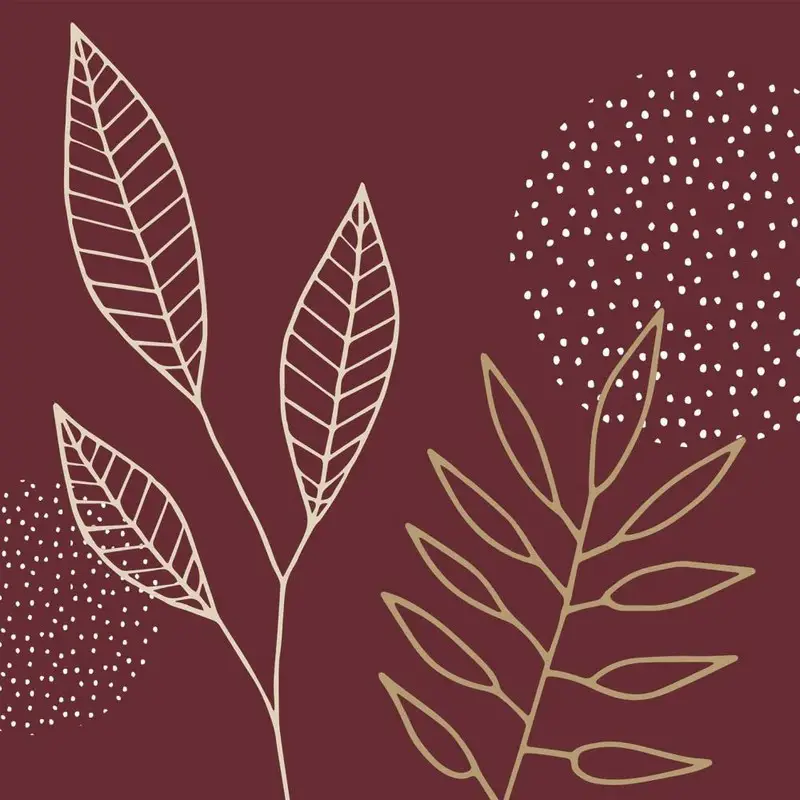 Meilleure Vente Serviettes en papier Cocktail Pure Meadow Bordeaux, PaperProduct Design
